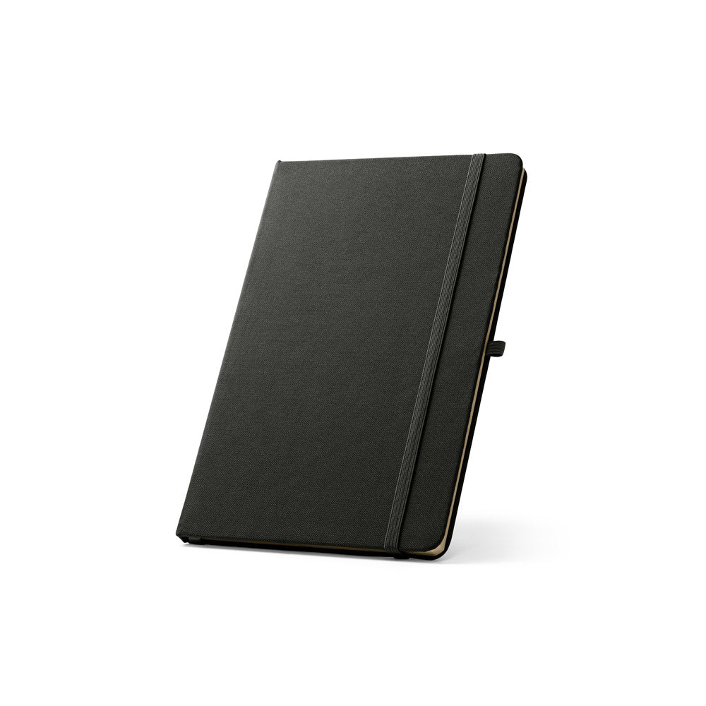 ANNE - A5 notebook in recycled polyester (100% rPET) with lined pages