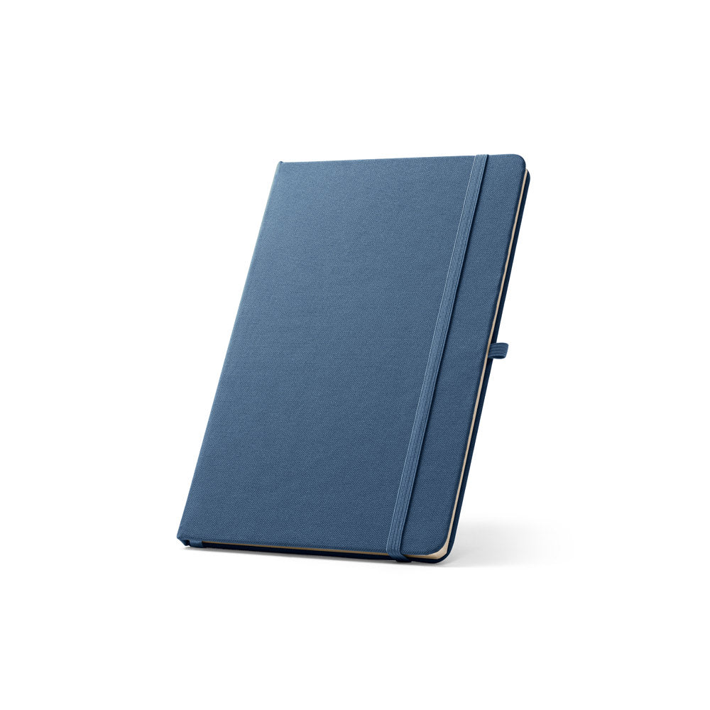 ANNE - A5 notebook in recycled polyester (100% rPET) with lined pages