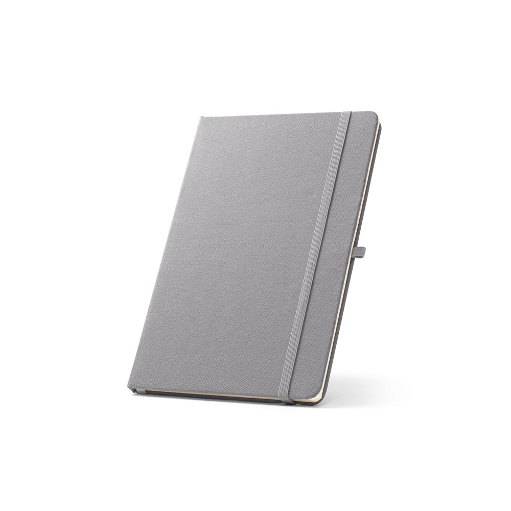 ANNE - A5 notebook in recycled polyester (100% rPET) with lined pages