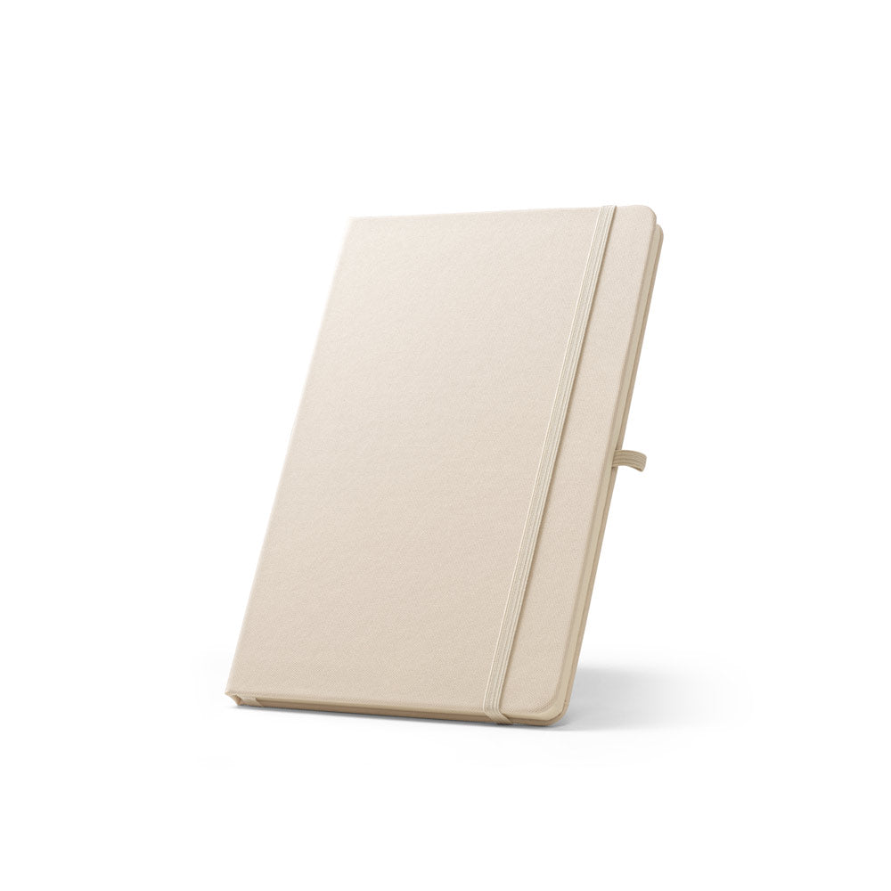 ANNE - A5 notebook in recycled polyester (100% rPET) with lined pages