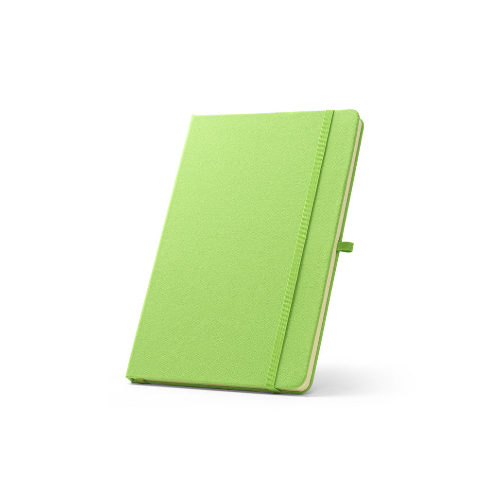 ANNE - A5 notebook in recycled polyester (100% rPET) with lined pages