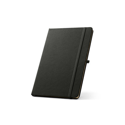 ANNE - A5 notebook in recycled polyester (100% rPET) with lined pages