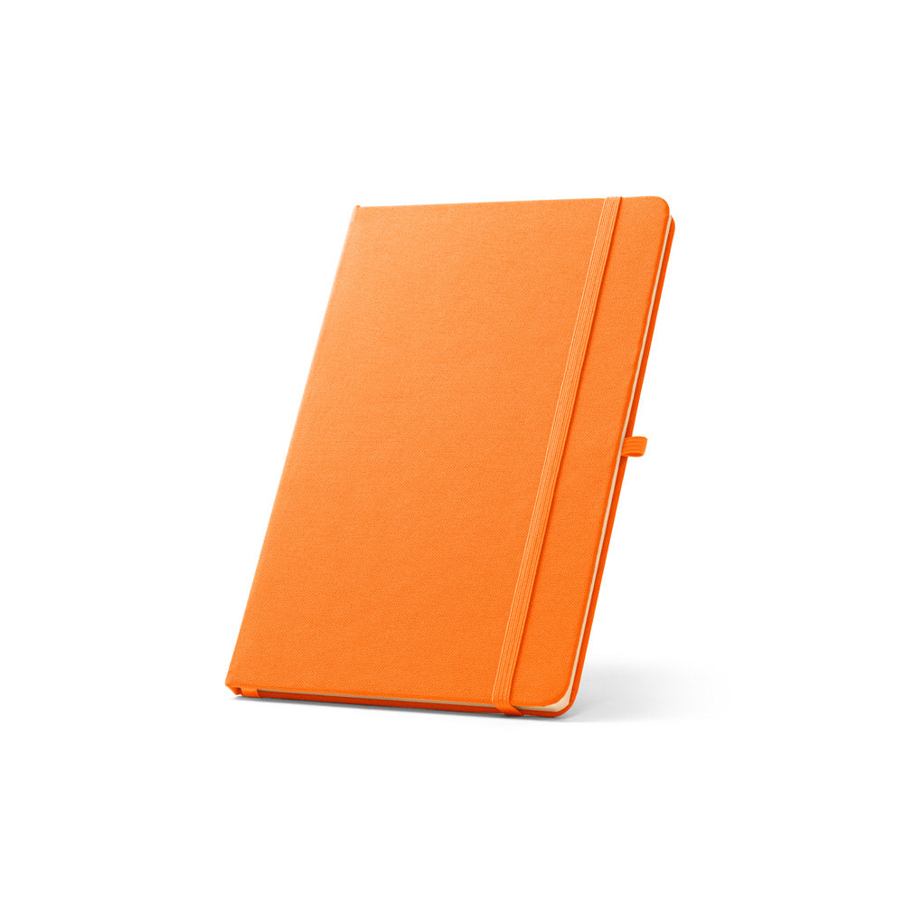 ANNE - A5 notebook in recycled polyester (100% rPET) with lined pages