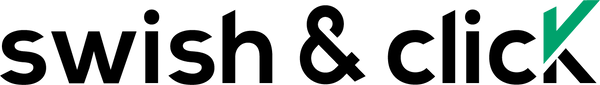 Logo of Swish & Click, a provider of custom promotional items.