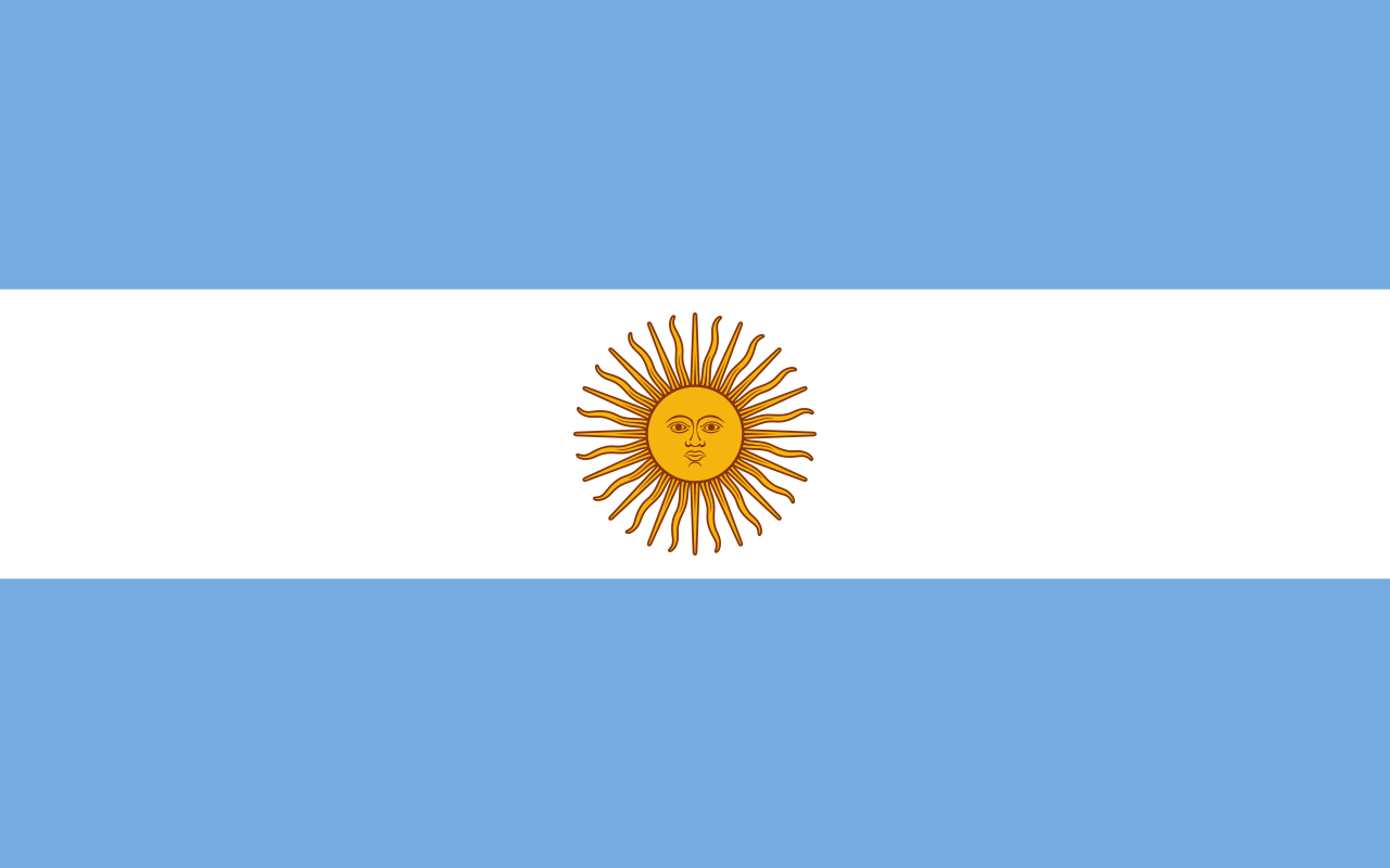 Bandera de Argentina — entrega de productos publicitarios en Buenos Aires, Córdoba y Rosario, con coordinación internacional y producción en Asia.