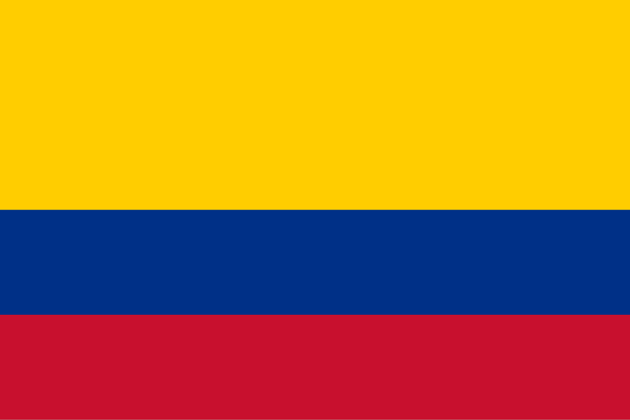 Bandera de Colombia — entrega de artículos promocionales personalizados en Bogotá, Medellín, Cali y más, con soporte para agencias, eventos y documentación completa de exportación.