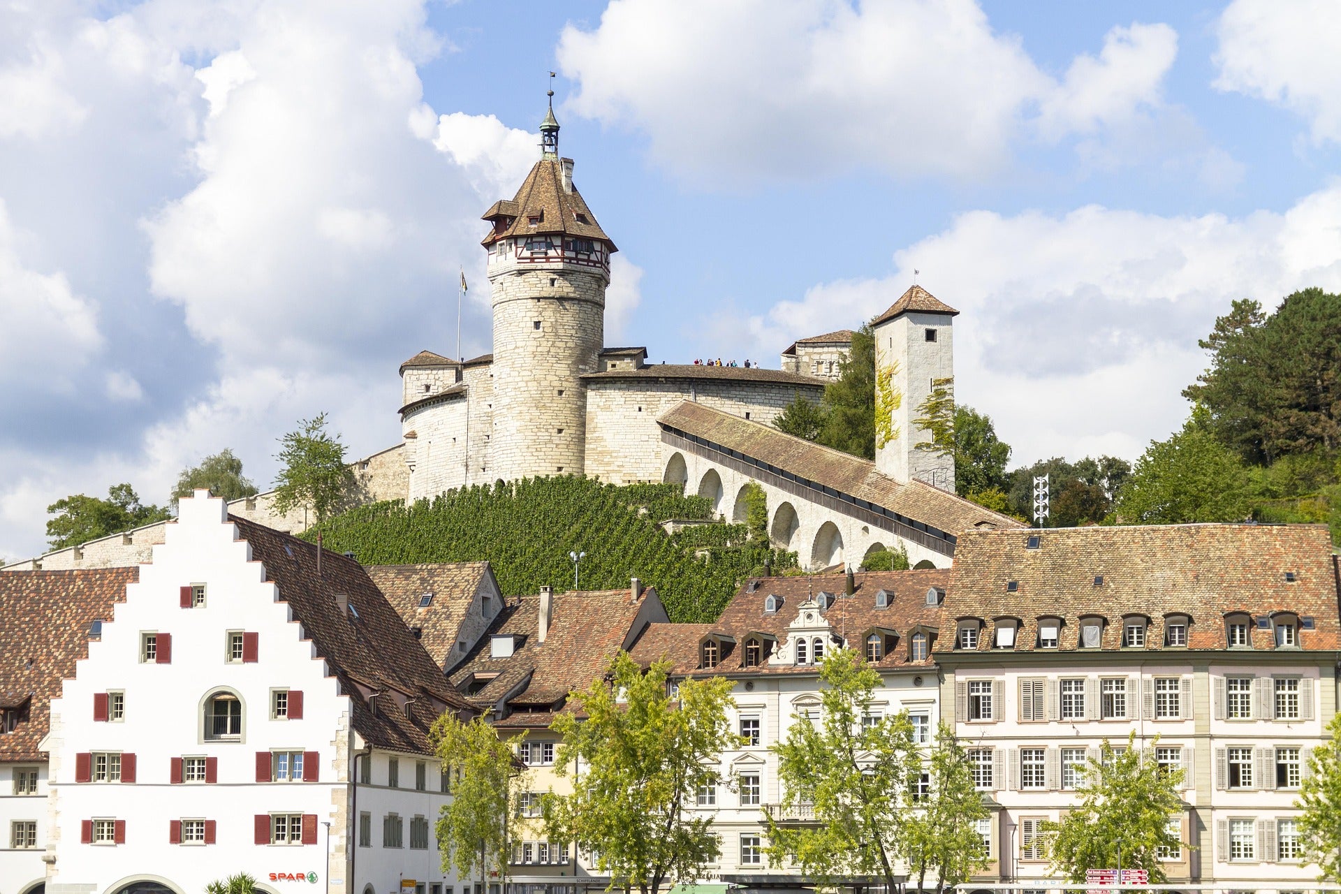 Munot Schaffhausen avec vignobles – Werbeartikel und Werbegeschenke für Firmen und Veranstaltungen