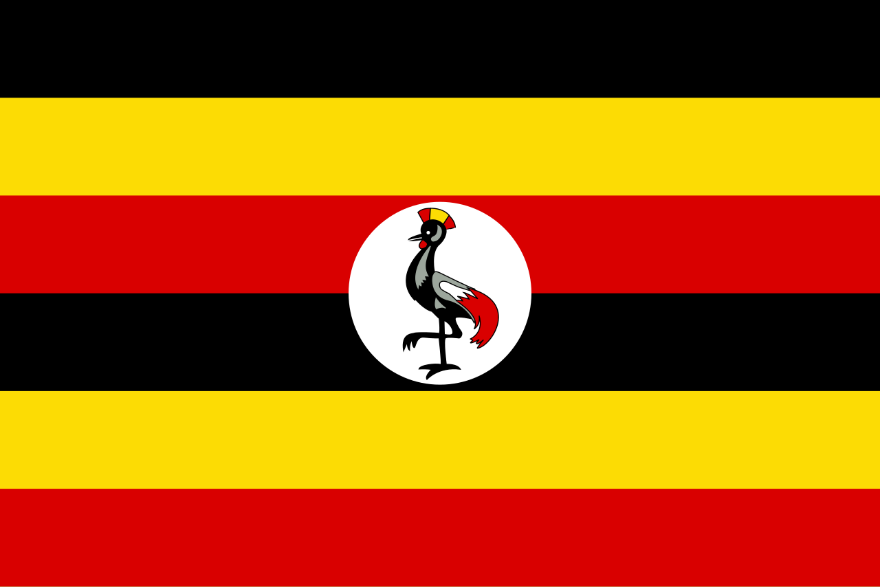 Ugandan flag symbolising Swish & Click’s promotional merchandise services in Kampala, Entebbe, Gulu, and Mbarara. We provide NGOs and ministries with high-quality products and full export coordination.